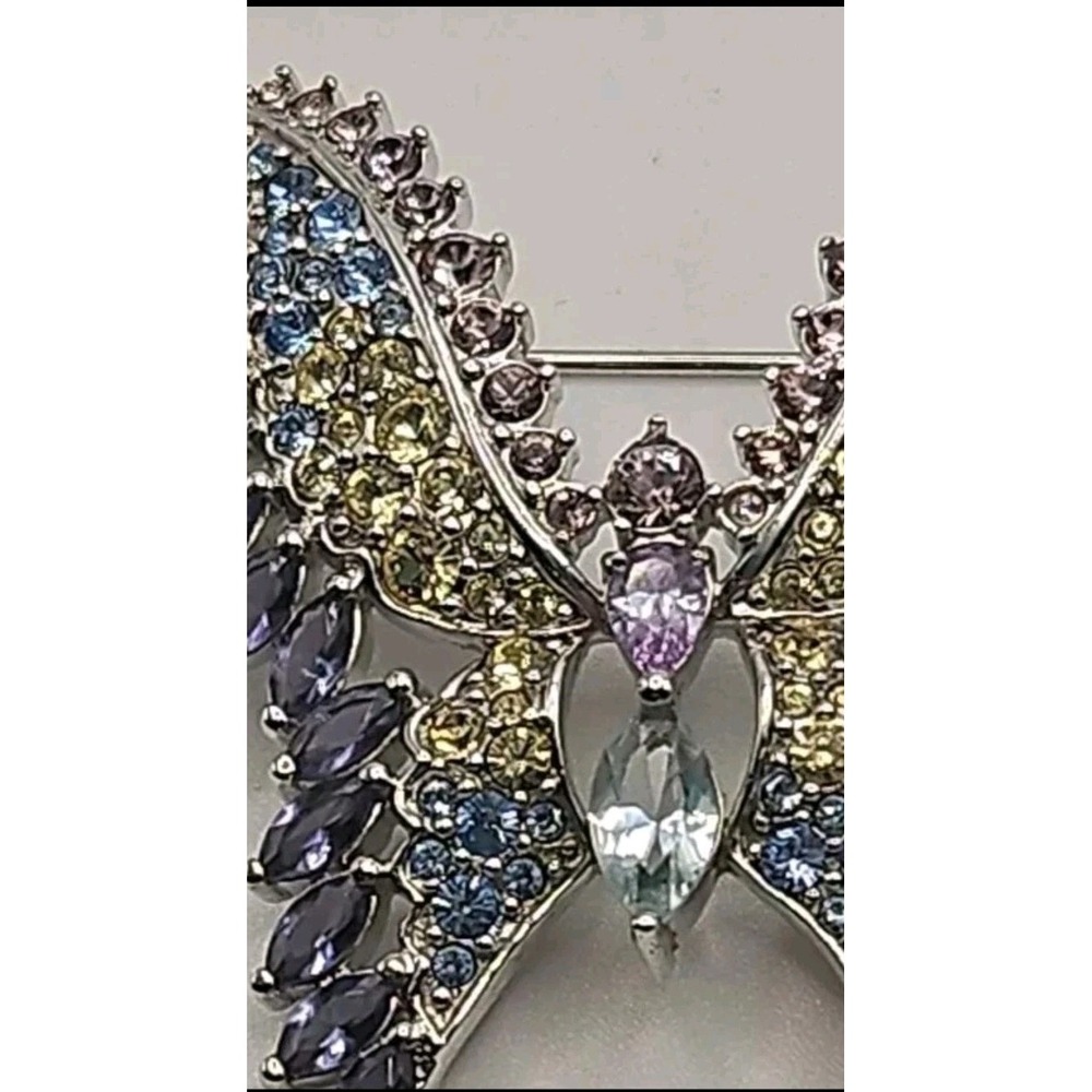 Nolan Miller Glamour Collection Springtime Butterfly Brooch Pedant Pin Signed